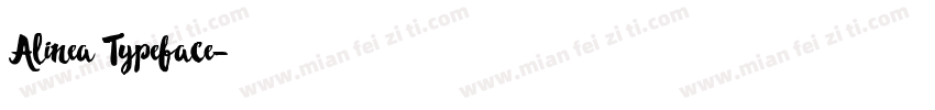 Alinea Typeface字体转换